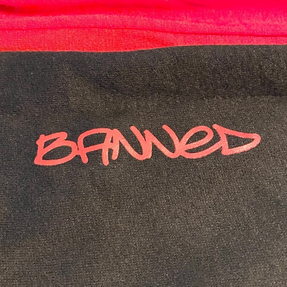 Women’s | Banned Alternative | Zip Up Hoodie | Black & Red | S (6) - Picture 12 of 16